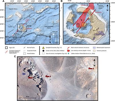 Temporal monitoring of fumarole composition at Santorini volcano (Greece) highlights a quiescent state after the 2011–2012 unrest